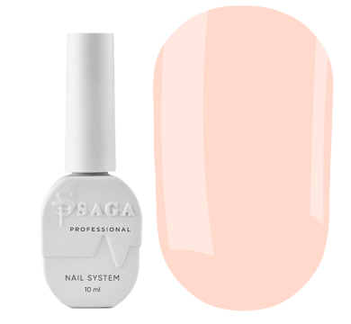 SAGA Professional Top Powder - топ пудровый, прозрачно-розовый для гель-лака, 10 мл