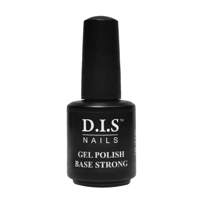 DIS Nails Base Strong Clear - прозора база для гель-лаку, 15 мл