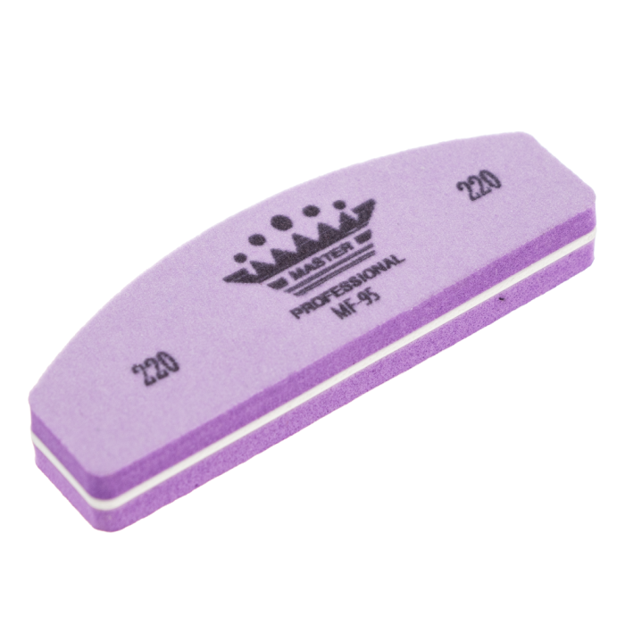 Мини-шлифовщик для ногтей Master Professional MF-95 220/220 фиолетовый, полукруг