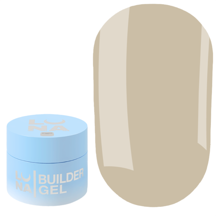 LUNA Gel Premium № 12 - камуфлирующий гель (песочно-бежевый), 30 мл