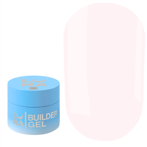 LUNA Gel Premium № 19 NEW - камуфлирующий гель (молочно-розовый), 30 мл
