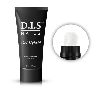 DIS Gel Hybrid - акрил-гель № 11, натурально-белый, 30 мл