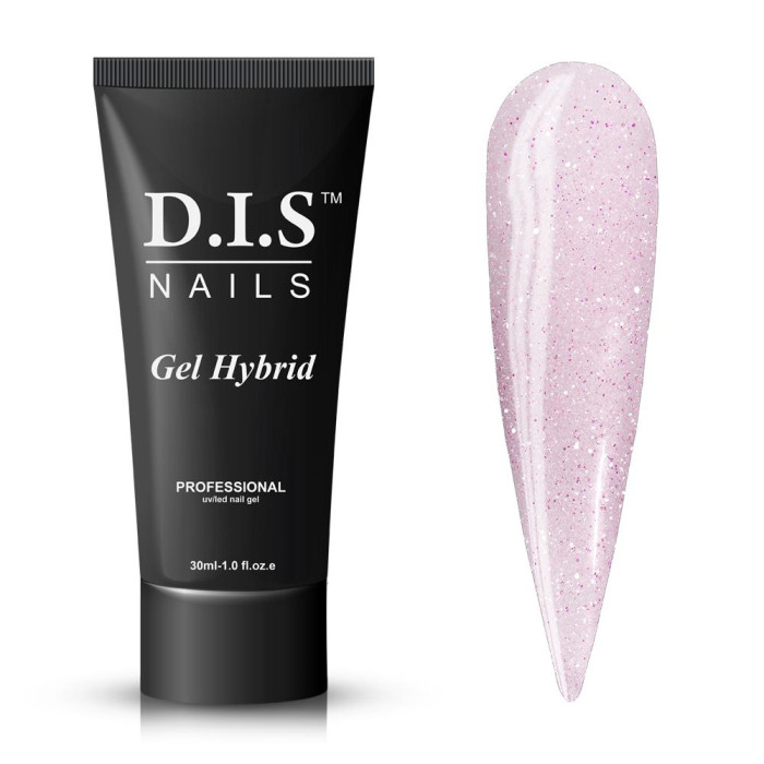 DIS Gel Hybrid Shimmer - акрил-гель із шимером No S01, 30 мл