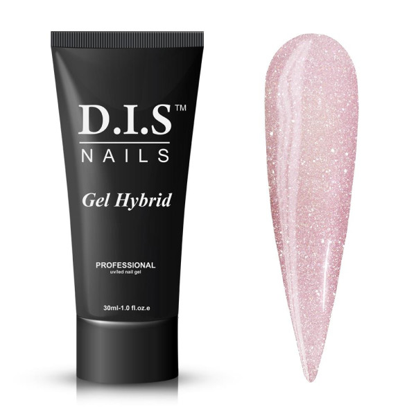 DIS Gel Hybrid Shimmer - акрил-гель із шимером No S04, 30 мл