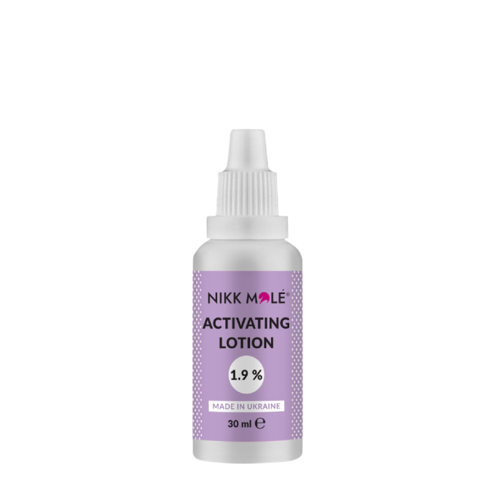 Nikk Mole Activating Lotion 1.9% -  крем-окислитель, для осветления и окрашивания бровей, 30 мл