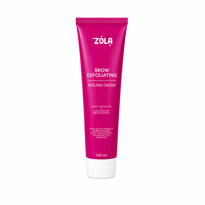 ZOLA Brow Exfoliating Peeling Cream - крем-скатка для брів, 100 ml