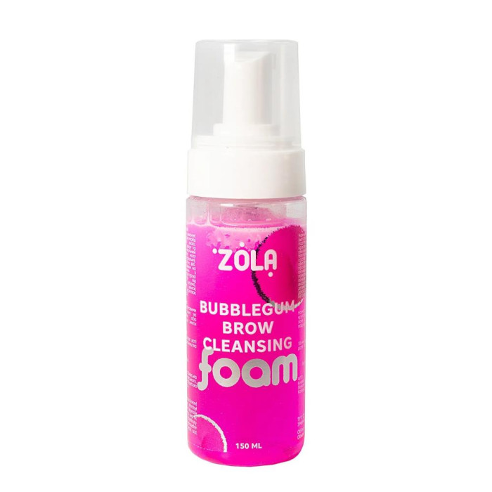 ZOLA Bubblegum Brow Cleansing - піна для брів очисна рожева, 150 мл