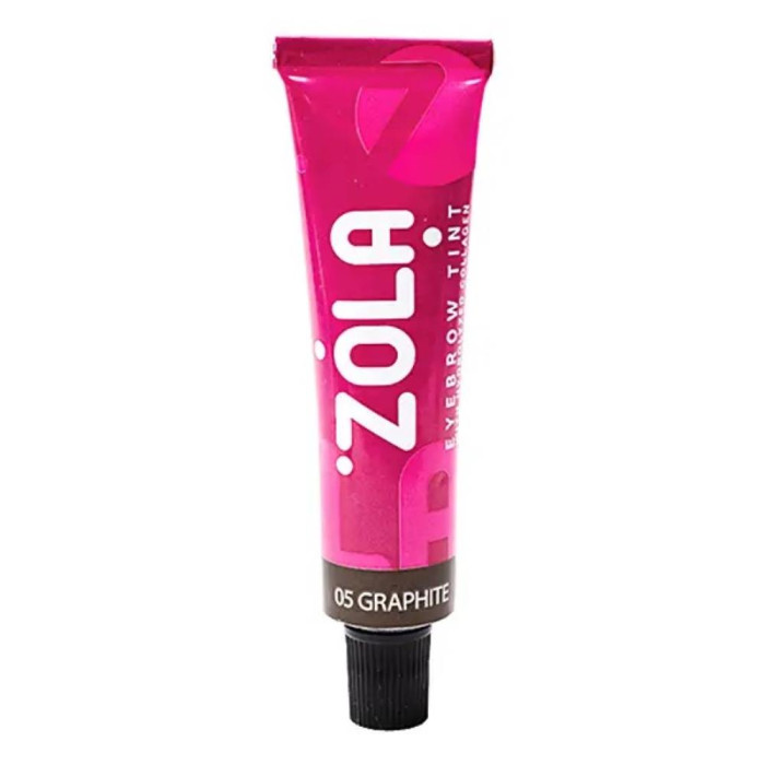 ZOLA Eyebrow Tint With Collagen - фарба для брів з колагеном, (05 Graphite), 15 мл