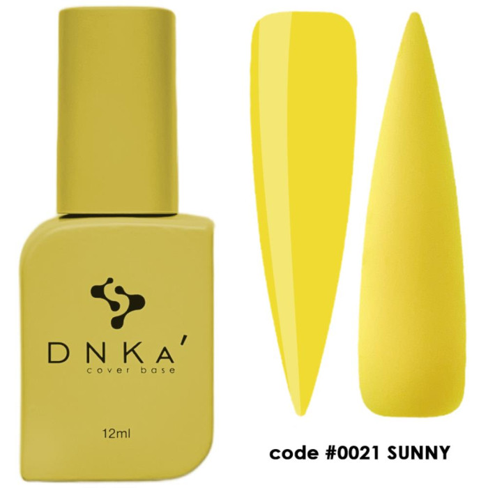 База камуфлююча DNKa Cover Base №0021 Sunny, теплий жовтий, 12 мл