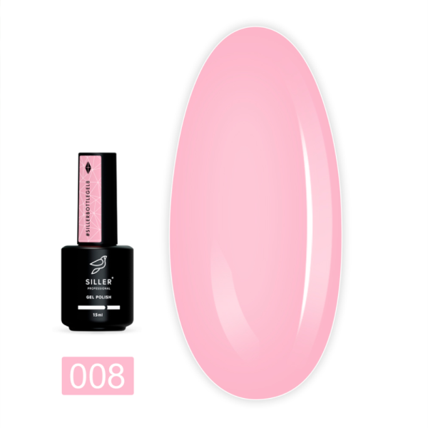 Siller Bottle Gel №08 - гель для наращивания, 15 мл