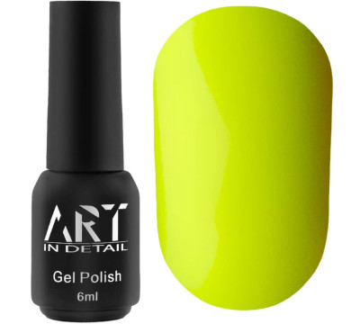 Гель-лак неоновый ART NEON №N008, желтый, 6 мл