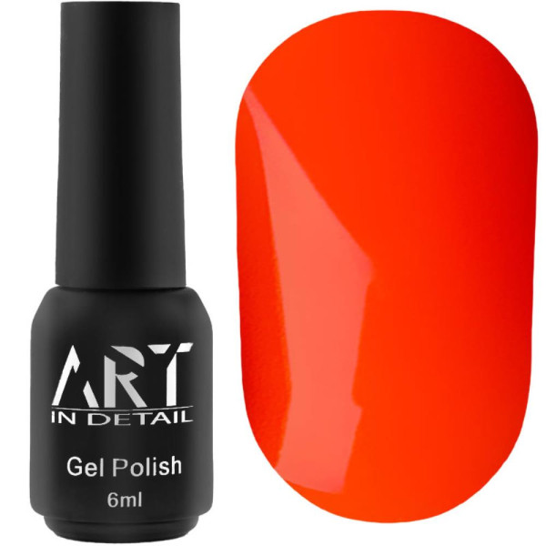 Гель-лак неоновий ART NEON №N009, помаранчевий, 6 мл
