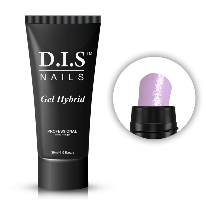 DIS Gel Hybrid - акрил-гель № 18, нежно-лиловый, 30 мл