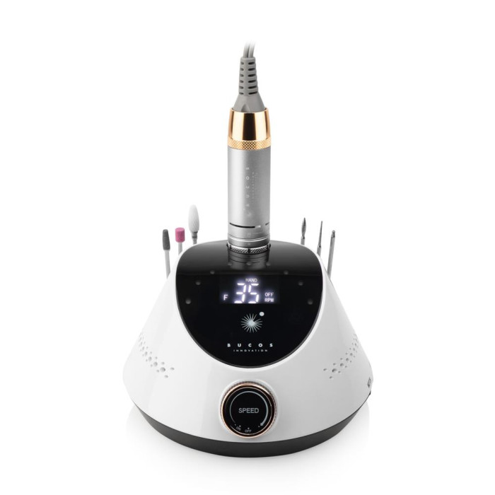 Фрезер для маникюра и педикюра Bucos Nail Drill X2 Pro 35000 оборотов 65 Вт, белый