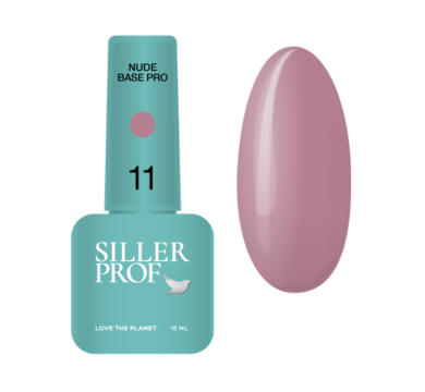 База камуфлирующая Siller Base Nude Pro №11, розово-ягодный, 8 мл