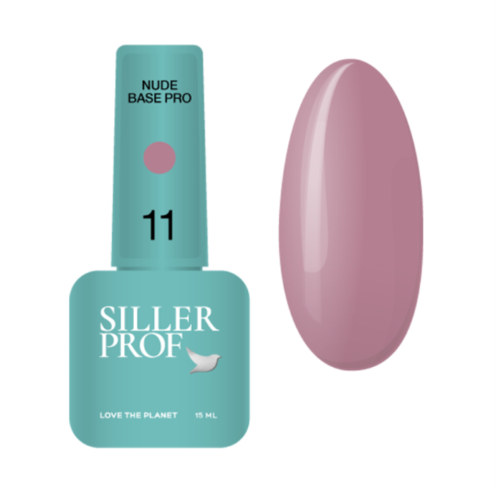 База камуфлююча Siller Base Nude Pro №11, рожево-ягідний, 8 мл