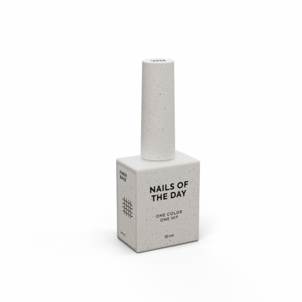 База з нейлоновими волокнами NAILSOFTHEDAY Base Fiber, прозора, 10 мл