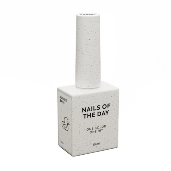 База каучукова NAILSOFTHEDAY Base Rubber, прозора, 10 мл