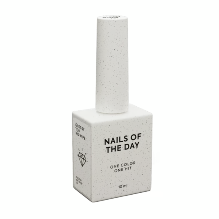 NAILSOFTHEDAY Top Glossy no wipe - топ без липкого шару, з УФ-фільтром, 10 мл