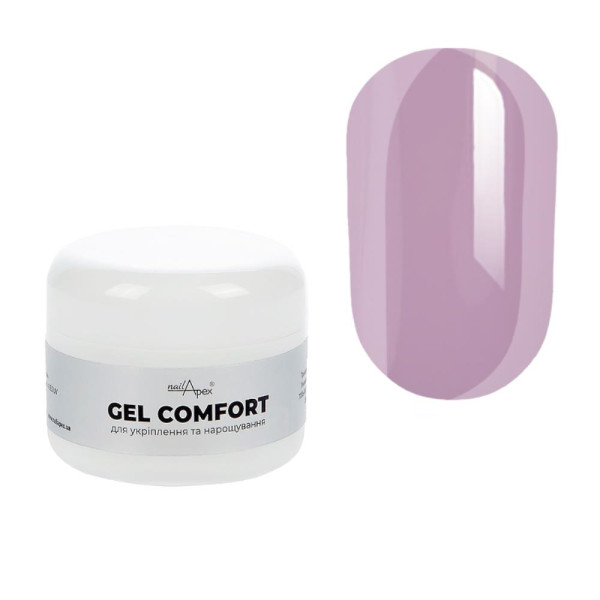 Nailapex Comfort Gel №08 - гель моделирующий без опила, розовый, 30 г