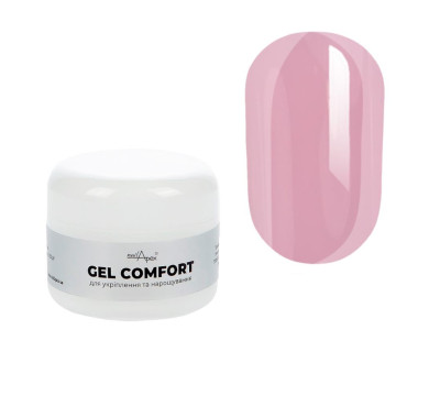 Nailapex Comfort Gel №07 - гель моделюючий без опилу, ніжно-рожевий, 30 г