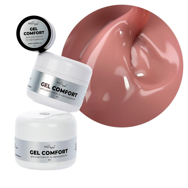 Nailapex Comfort Gel №05 - гель моделюючий без опилу, натуральний, 30 г