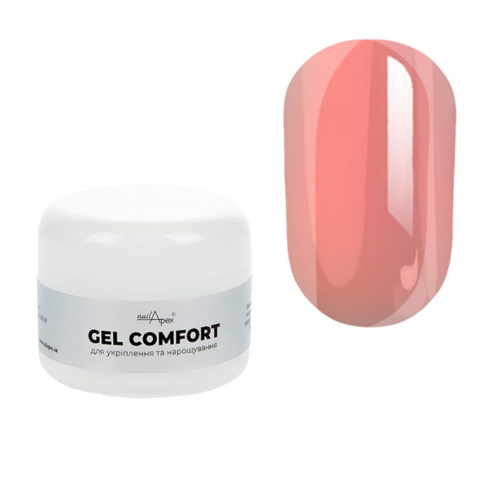Nailapex Comfort Gel №02 - гель моделирующий без опила, теплый беж, 30 г