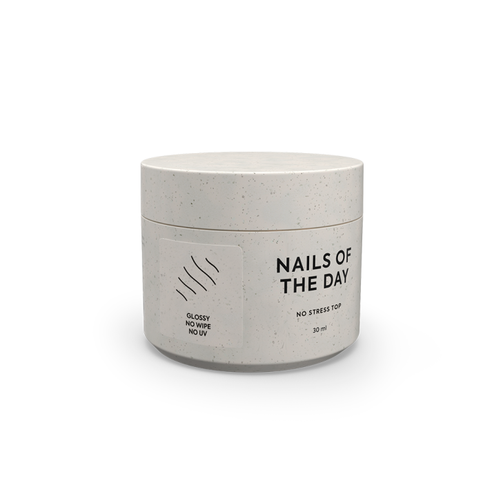 NAILSOFTHEDAY Top Glossy No Wipe - топ без липкого шару, з УФ-фільтром, 30 мл