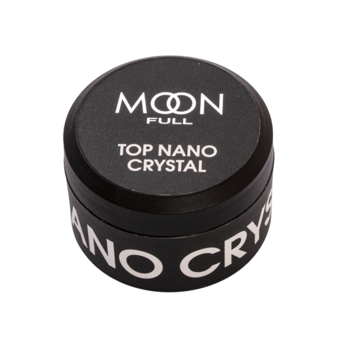 MOON Full Top Coat Nano Crystal - топ с липким слоем стойкий к царапинам, без УФ,  15 мл