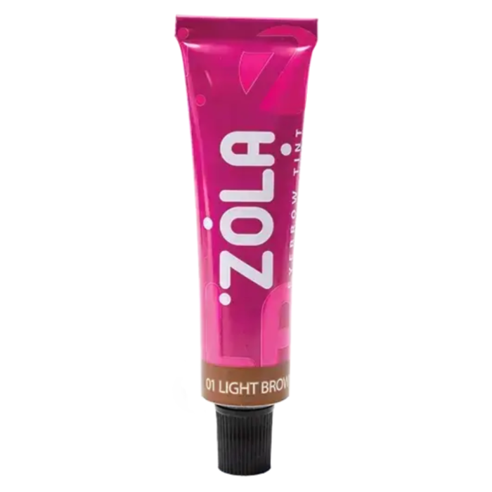 ZOLA Eyebrow Tint With Collagen - фарба для брів з колагеном, (01 Light Brown), 15 мл