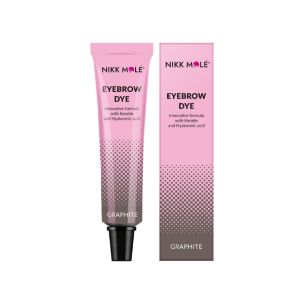 Nikk Mole Eybrow Dye Innovative Graphite - фарба для брів і вій (графіт), 15 мл