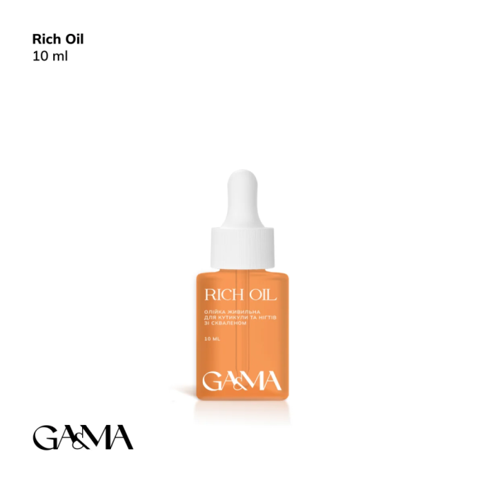 GA&MA Rich Oil - рич оіл, олія для кутикули, 10 мл