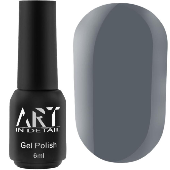 Гель-лак ART Gel Polish №022, тёмно-серый, 6 мл