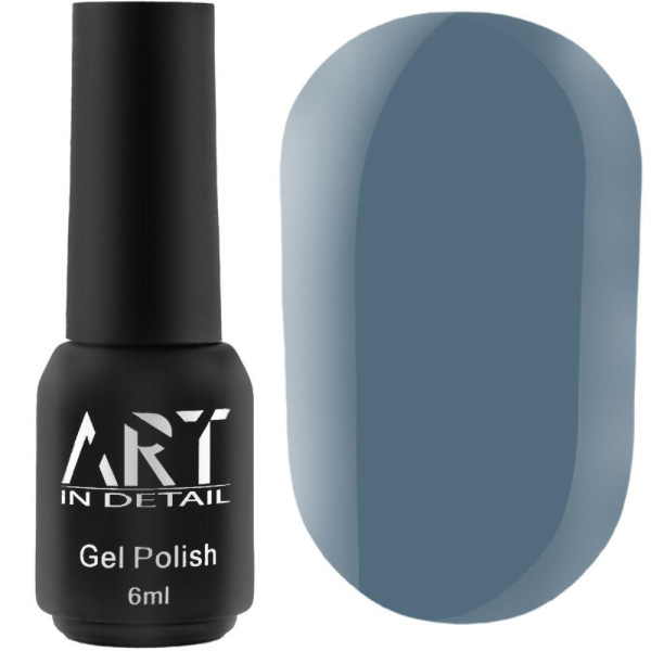 Гель-лак ART Gel Polish №023, сіро-блакитний, 6 мл