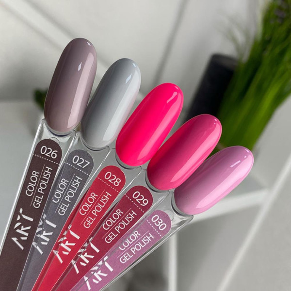 Гель-лак ART Gel Polish №029, клубничный розовый, 6 мл