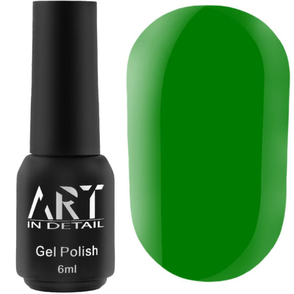 Гель-лак ART Gel Polish №045, ярко-зеленый, 6 мл