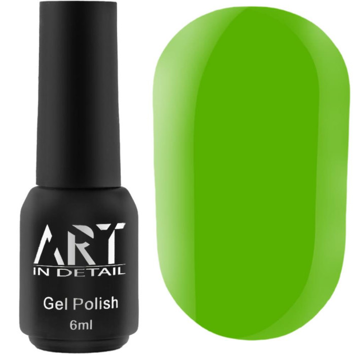 Гель-лак ART Gel Polish №049, зелене яблуко, 6 мл