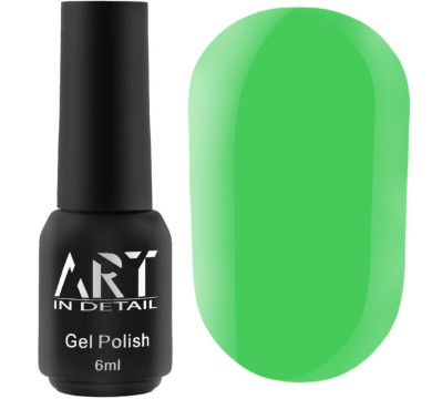 Гель-лак ART Gel Polish №050, неоново-зеленый, 6 мл