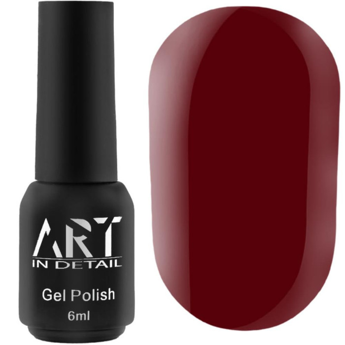 Гель-лак ART Gel Polish №063, глибокий гранатовий, 6 мл