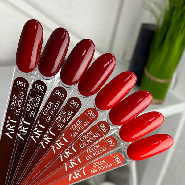 Гель-лак ART Gel Polish №065, червоний, 6 мл