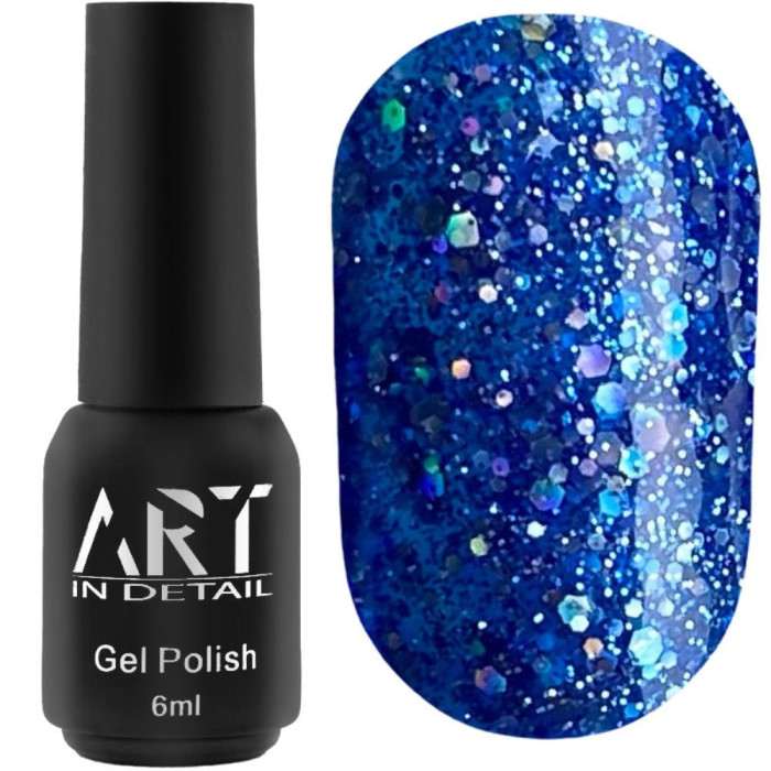 Гель-лак ART Gel Polish №070, небесно-синій із шиммером, 6 мл