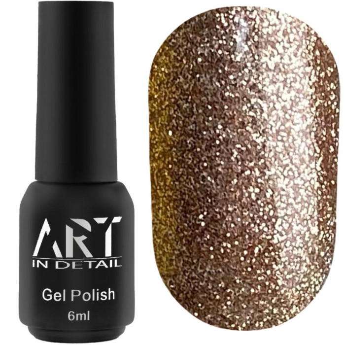 Гель-лак ART Gel Polish №076, бронзовый с шиммером, 6 мл