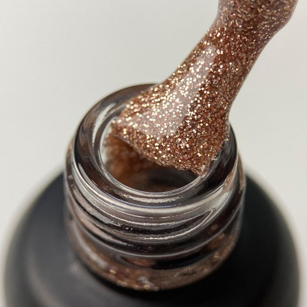 Гель-лак ART Gel Polish №076, бронзовий із шиммером, 6 мл