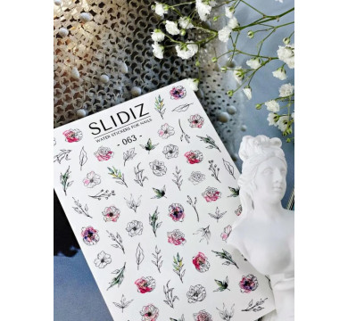 Слайдер-дизайн SLIDIZ №063, квіти, гілочки