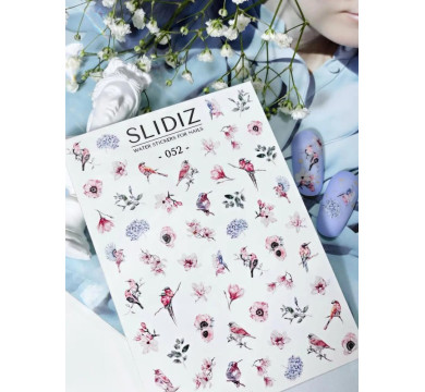 Слайдер-дизайн SLIDIZ №052, квіти, гілочки