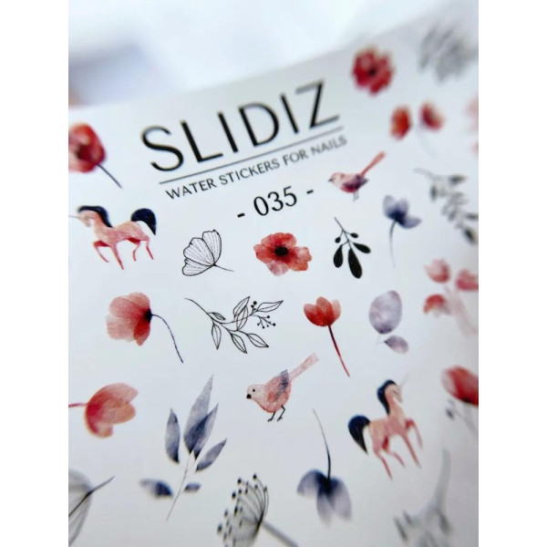 Слайдер-дизайн SLIDIZ №035, цветы, веточки