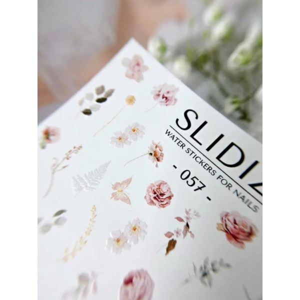 Слайдер-дизайн SLIDIZ №057, квіти, гілочки