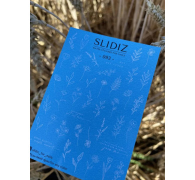 Слайдер-дизайн SLIDIZ №093, квіти, гілочки