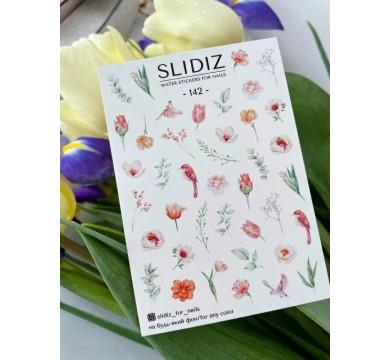 Слайдер-дизайн SLIDIZ №142, квіти, гілочки