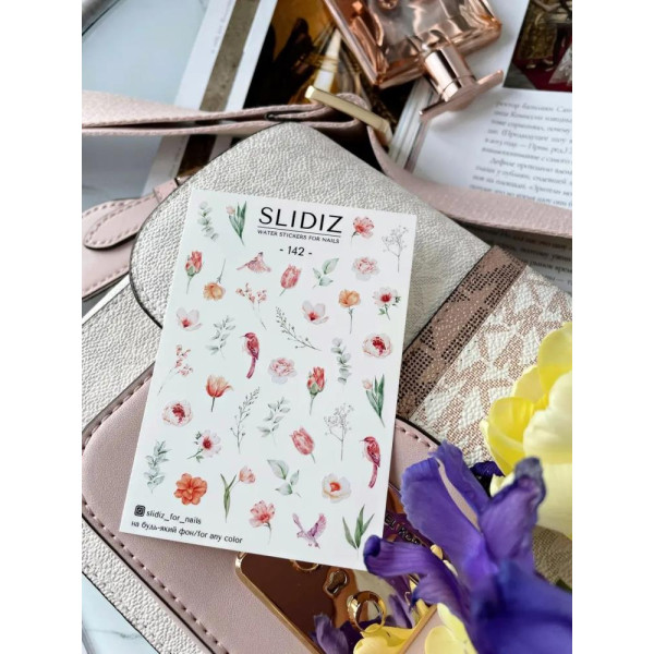 Слайдер-дизайн SLIDIZ №142, цветы, веточки